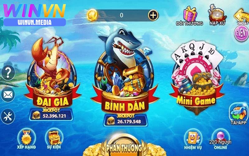 Bắn cá Thần Tài đặc sắc